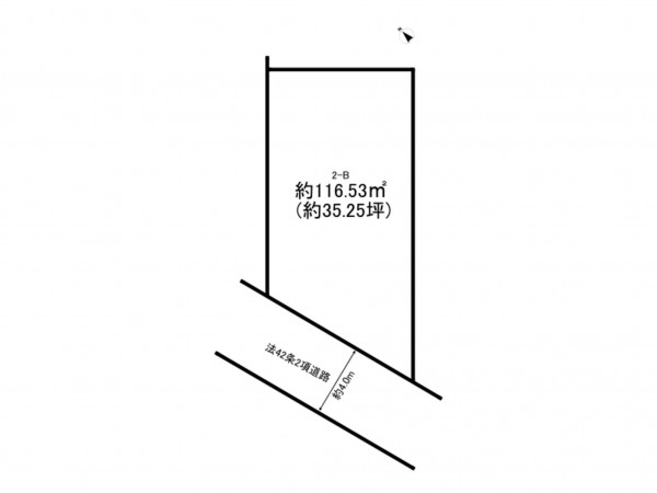 相模原市南区大野台、土地の間取り画像です
