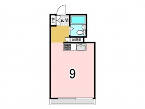 相模原市南区相模大野、マンションの間取り画像です