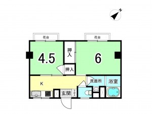 相模原市南区上鶴間本町、マンションの間取り画像です
