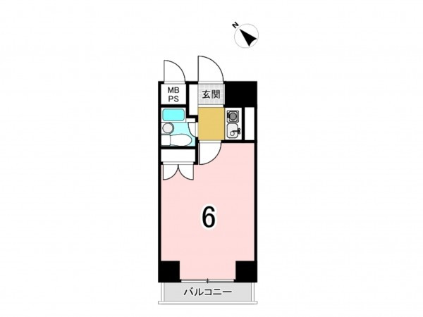 相模原市南区上鶴間本町、マンションの間取り画像です