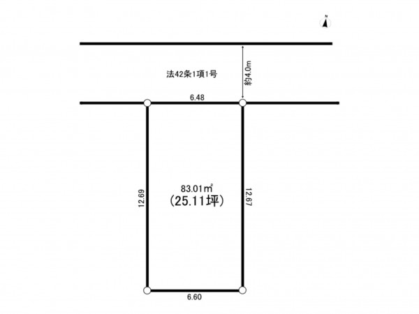 相模原市南区御園、土地の間取り画像です