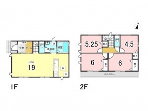 相模原市南区相模台、新築一戸建ての間取り画像です