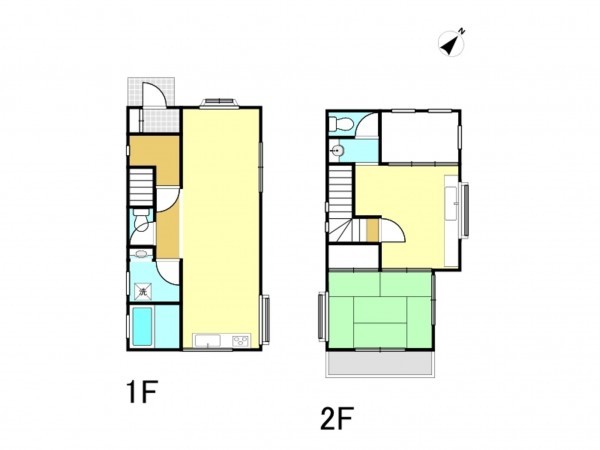相模原市南区西大沼、中古一戸建ての間取り画像です