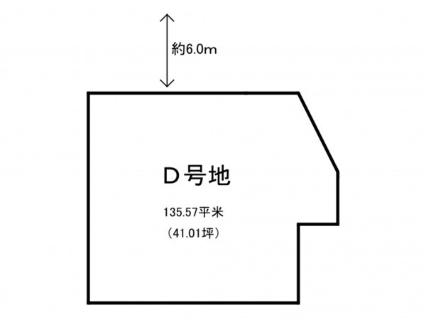 泉南市信達市場、土地の間取り画像です