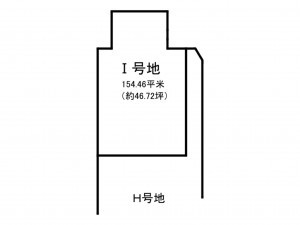 泉南市信達市場、土地の間取り画像です