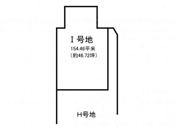 泉南市信達市場、土地の間取り画像です
