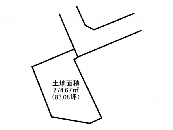 泉南市信達市場、土地の間取り画像です