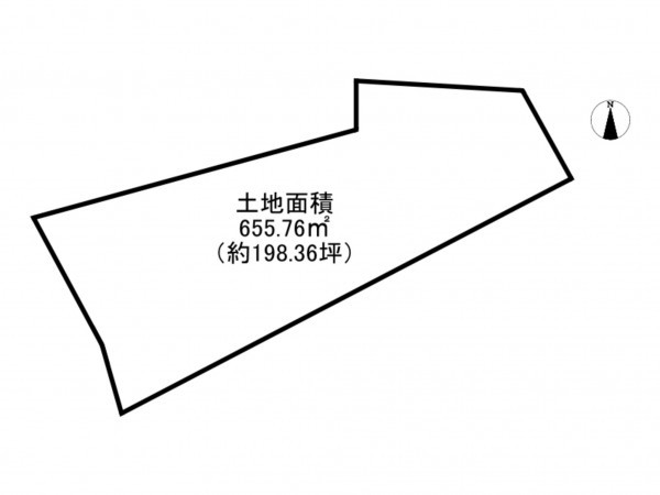 泉南市樽井、土地の間取り画像です