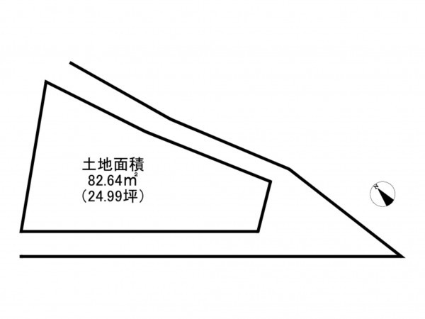 泉南市樽井、土地の間取り画像です