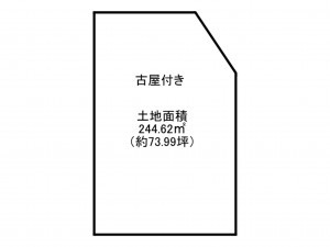泉南市樽井、土地の間取り画像です