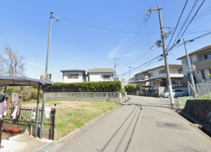 泉南市新家、土地の画像です