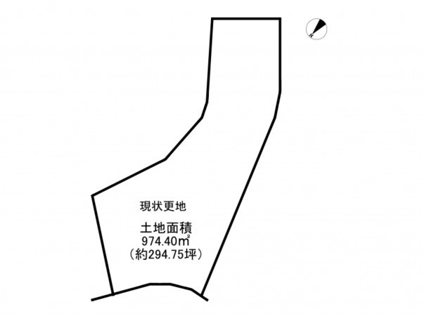 泉南市新家、土地の間取り画像です