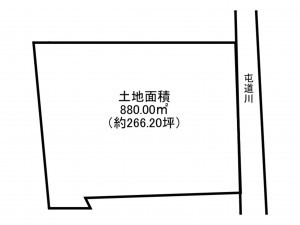 泉南市樽井、土地の間取り画像です