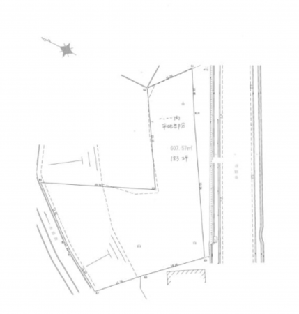 泉南市信達市場、土地の間取り画像です