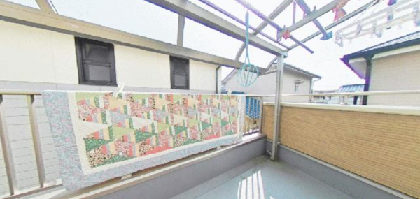 阪南市舞、中古一戸建てのバルコニー画像です