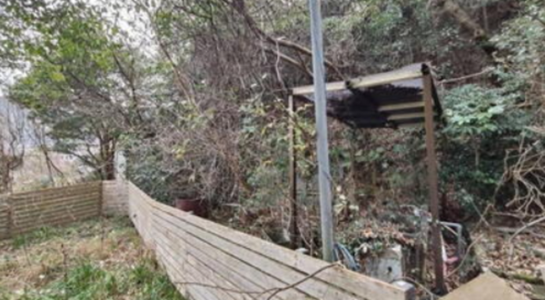 阪南市山中渓、土地の画像です