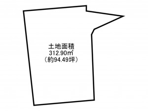 阪南市箱作、土地の間取り画像です