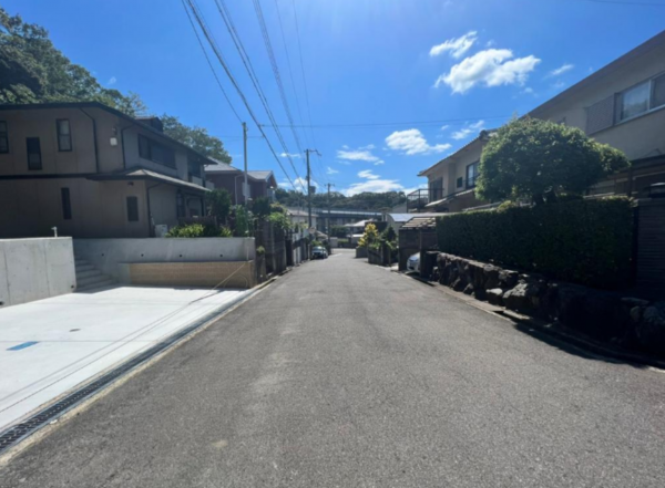 阪南市山中渓、土地の画像です
