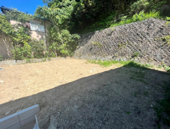 阪南市山中渓、土地の画像です