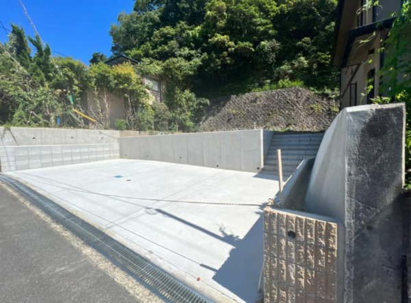 阪南市山中渓、土地の画像です