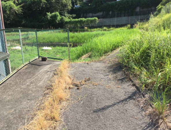 阪南市南山中、土地の画像です