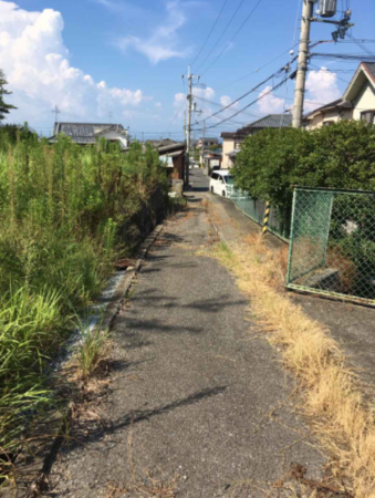 阪南市南山中、土地の画像です