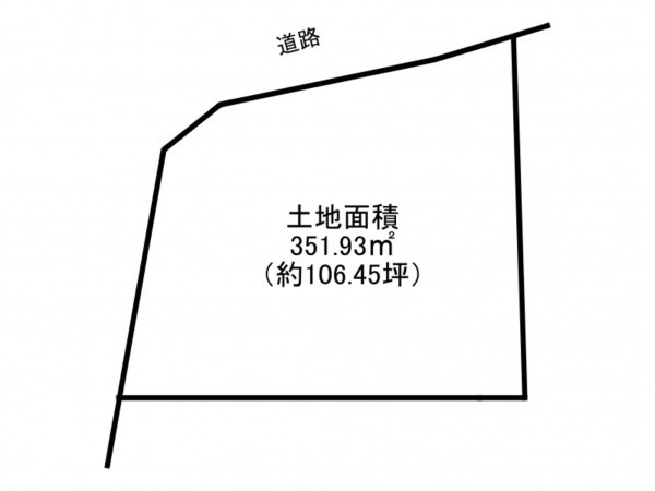泉南郡岬町淡輪、土地の間取り画像です