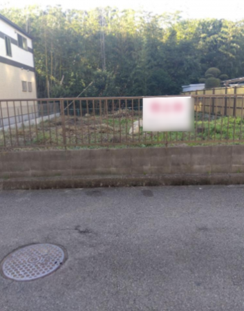 阪南市山中渓、土地の画像です