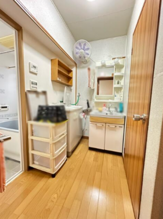 阪南市下出、中古一戸建ての洗面画像です