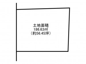 阪南市箱作、土地の間取り画像です