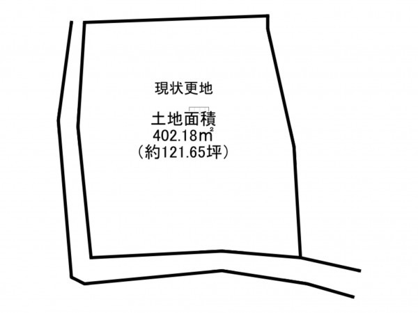 泉南市新家、土地の間取り画像です