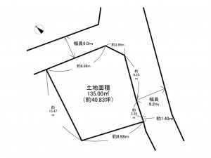 泉南市信達市場、土地の間取り画像です