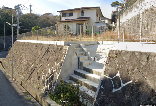 阪南市緑ヶ丘、土地の画像です