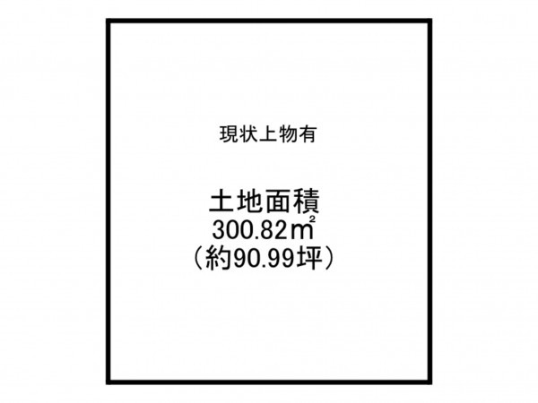 泉南郡岬町深日、土地の間取り画像です