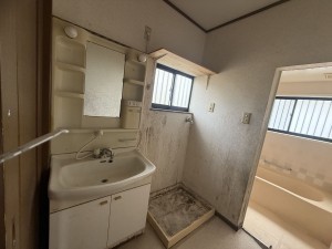 泉南郡岬町淡輪、中古一戸建ての洗面画像です