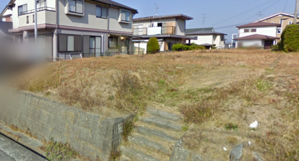 阪南市箱の浦、土地の画像です