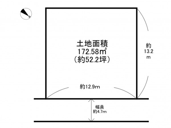 泉南市新家、土地の間取り画像です
