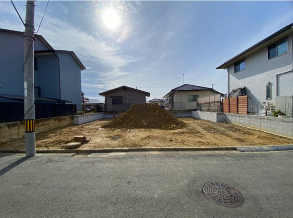 泉南市新家、土地の画像です