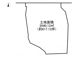 泉南郡岬町淡輪、土地の間取り画像です