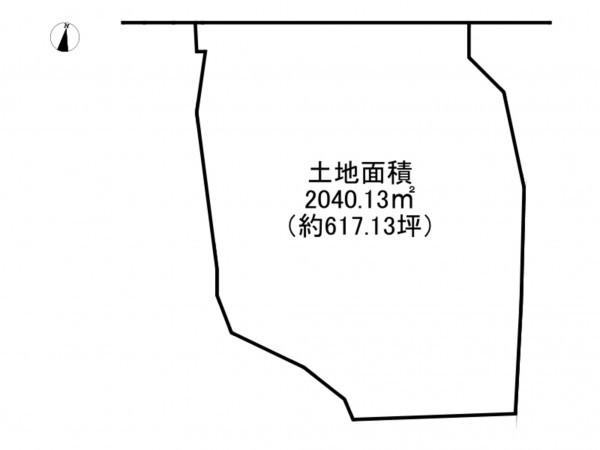 泉南郡岬町淡輪、土地の間取り画像です