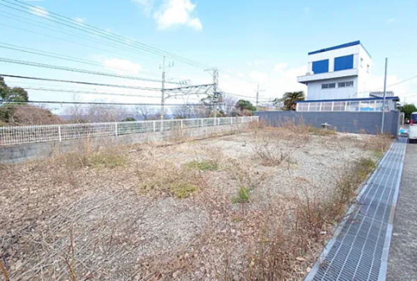 阪南市箱の浦、土地の画像です