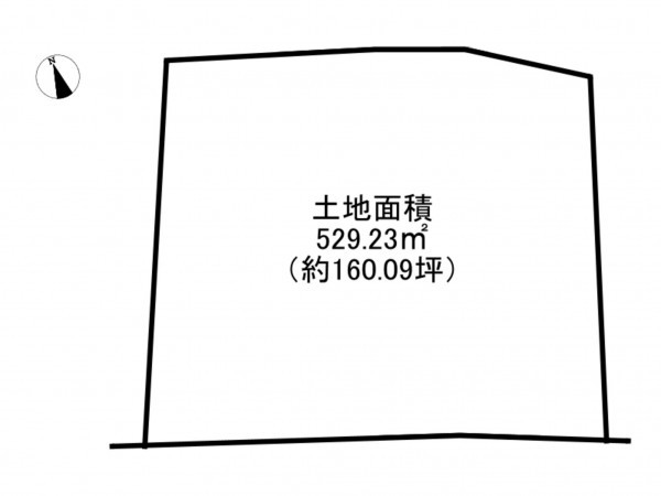 泉南市信達牧野、土地の間取り画像です