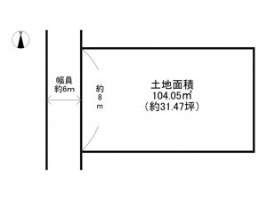 泉南市信達市場、土地の間取り画像です
