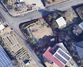 阪南市和泉鳥取、土地の間取り画像です