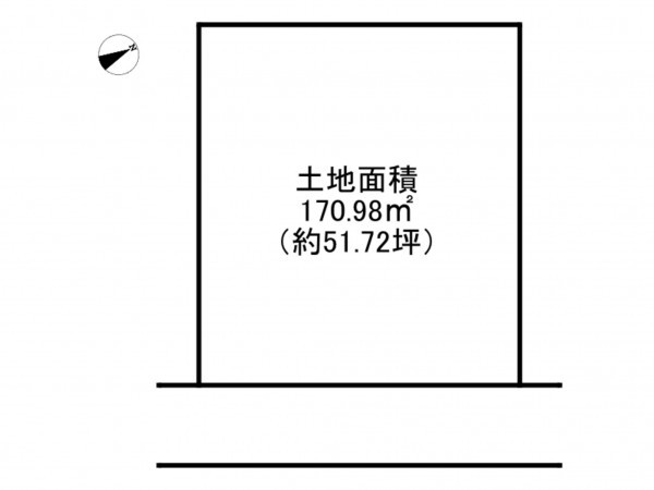 泉南市新家、土地の間取り画像です