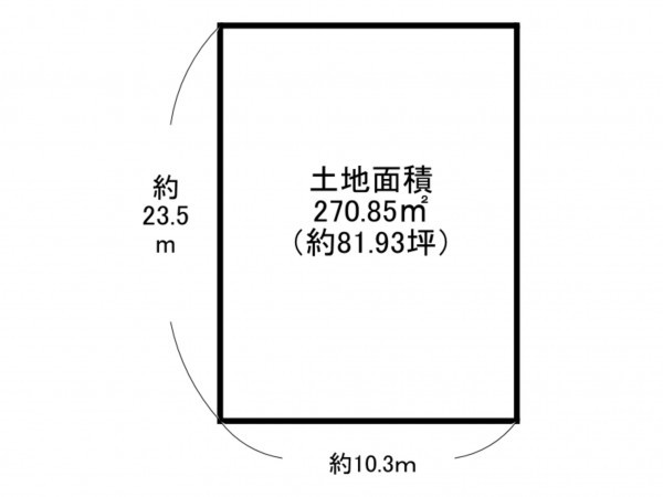 泉南郡岬町淡輪、土地の間取り画像です