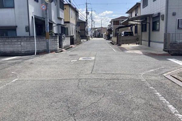 泉南市岡田、土地の画像です