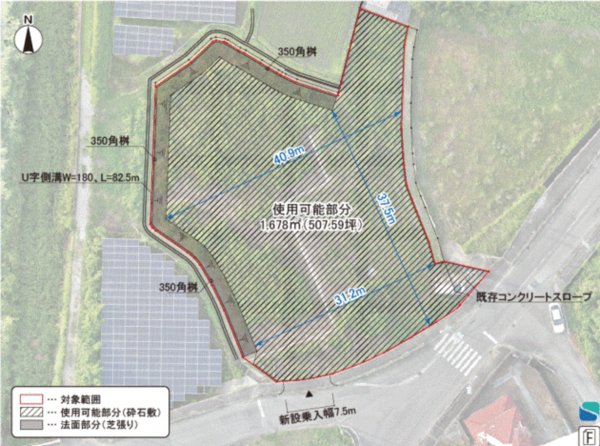 泉南郡岬町多奈川谷川、土地の画像です
