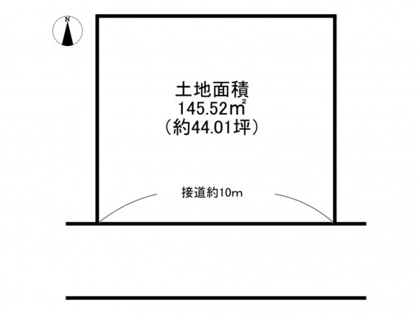 泉南郡岬町深日、土地の間取り画像です