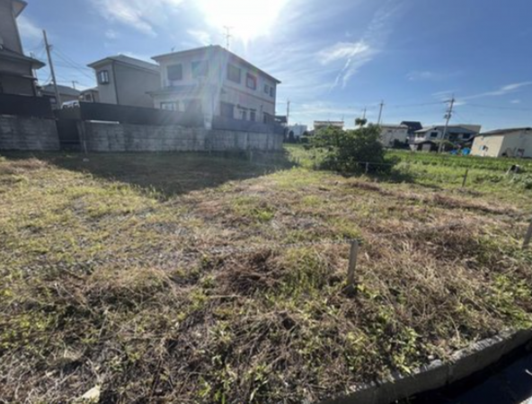 泉南市信達牧野、土地の画像です